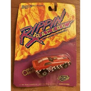 Vintage 1991 Road Champs‎ 'Rippin Racers #11' Rip Chord Powered 1:64 Car New